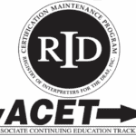 logo of RID CMP and ACET
